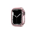 Miniatyrbilde 1 av 4: INF Kompatibel med stilig aluminiumslegeringsdeksel for Apple Watch Rosa 45 mm