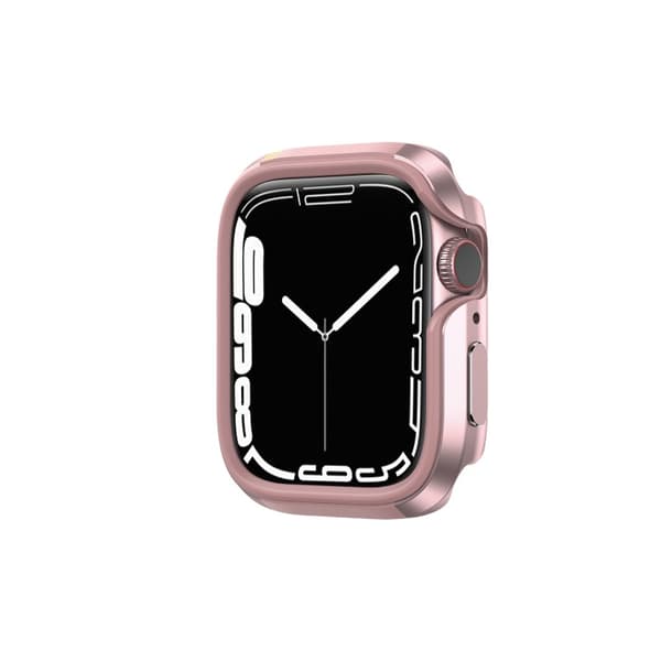 INF Kompatibel med stilig aluminiumslegeringsdeksel for Apple Watch Rosa 45 mm
