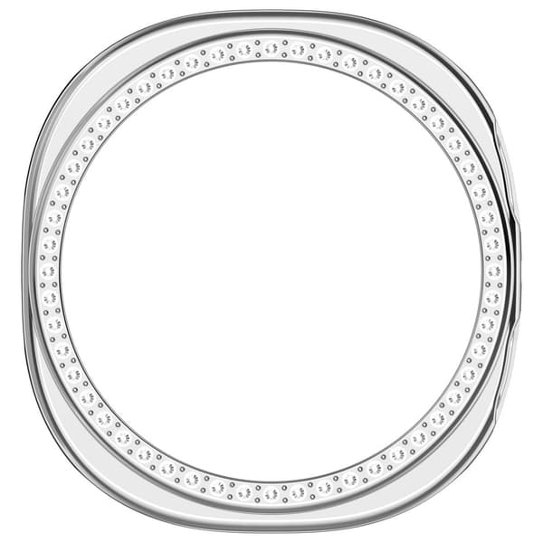 INF Tyylikäs PC-kotelo Samsung Galaxy Watch 8 44mm:lle Hopea