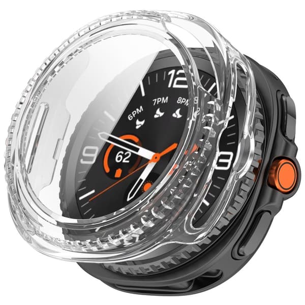 INF Tyylikäs suojakuori Samsung Watch Ultra2:lle ja Watch8 Classicille Läpinäkyvä