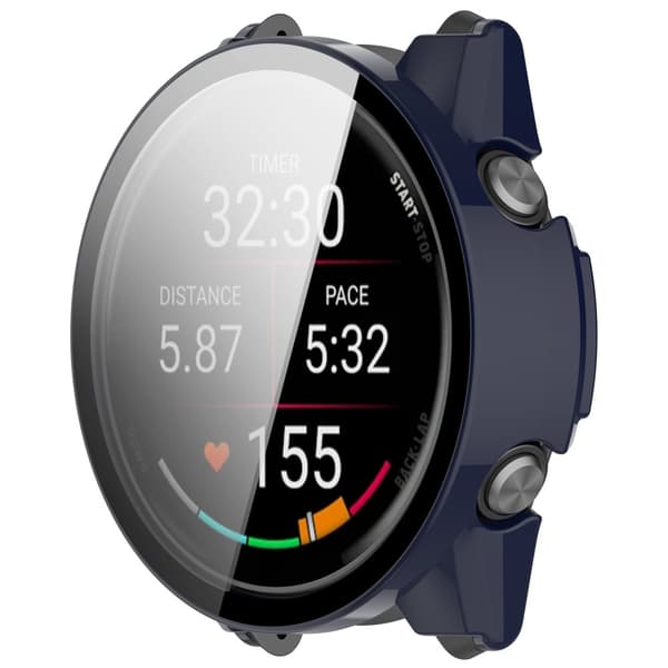 INF Yhteensopiva Garmin Forerunner 570 -kotelon kanssa - Integroitu kuori Sininen 47 mm