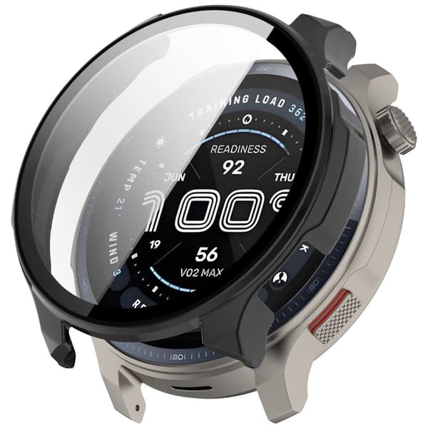 INF Yhteensopiva Amazfit Balance 2:n suojakotelon kanssa Musta