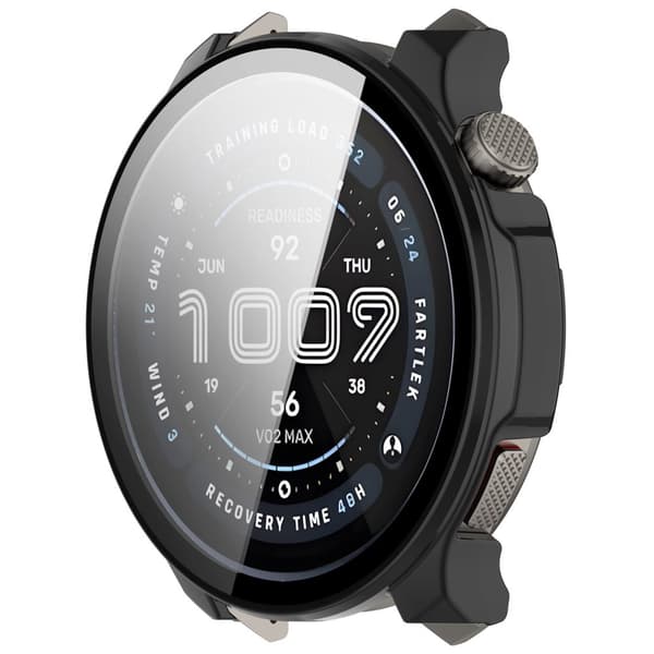 INF Yhteensopiva Amazfit Balance 2:n suojakotelon kanssa Musta