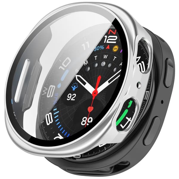 INF Elegant etui til Samsung Galaxy Watch 8 44mm Sølv