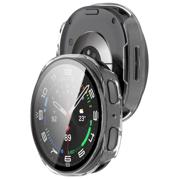 INF Elegant deksel for Samsung Galaxy Watch8 44MM Gjennomsiktig