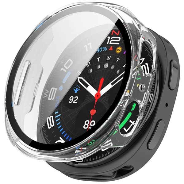 INF Elegant deksel for Samsung Galaxy Watch8 44MM Gjennomsiktig