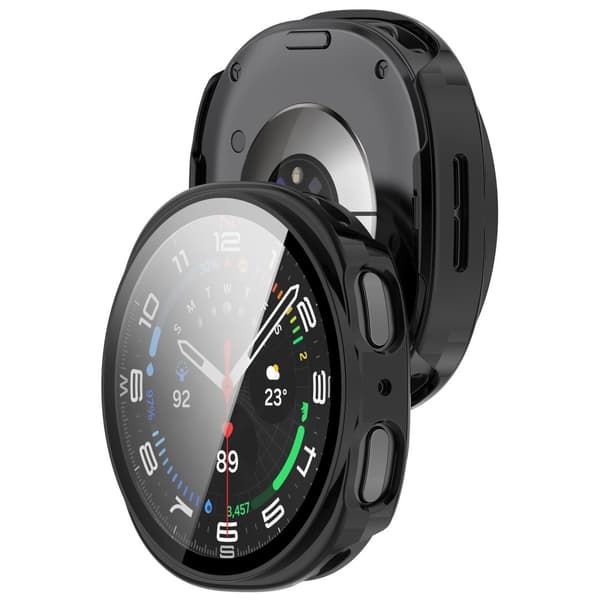 INF Elegant deksel for Samsung Galaxy Watch8 44MM Sort