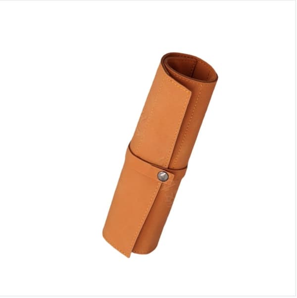 INF Bærbar iWatch Oppbevaringsveske PU Lær Rull Brun