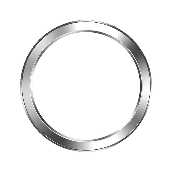 INF Tyylikäs PC-kehys Xiaomi Watch S4 -kellolle - 4,7 cm Hopea
