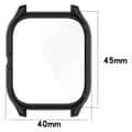 Miniatyrbilde 4 av 4: INF Kompatibel med Amazfit GTS4 Transparent Hvit Veske - PC + Herdet Film Sort