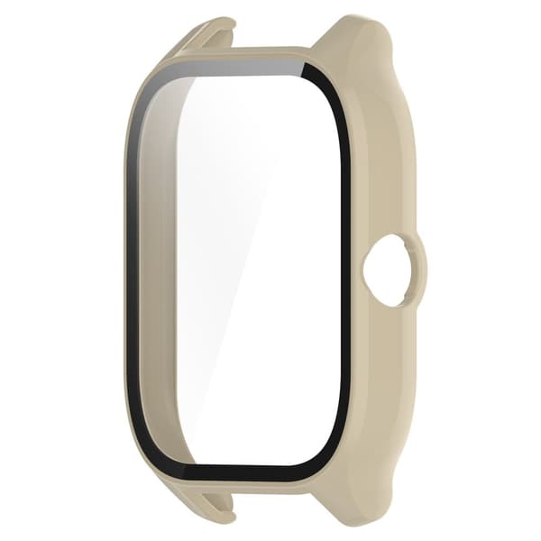 INF Kompatibel med Amazfit GTS4 Transparent Vitt Fodral - PC + Härdad Film Vit