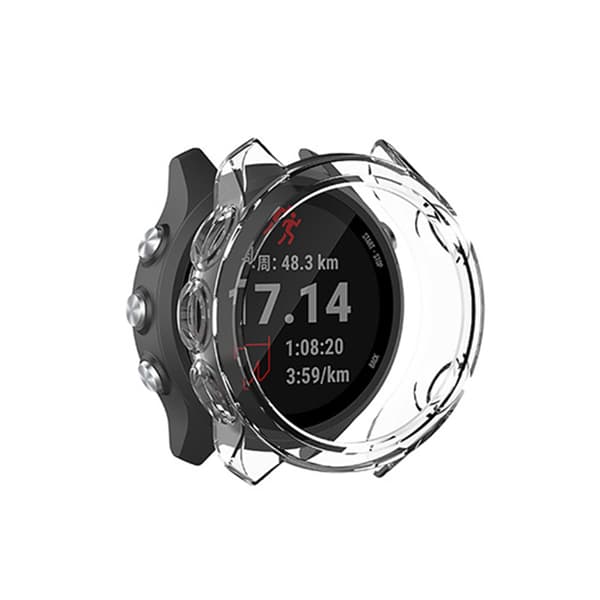 INF Kompatibelt med Garmin Forerunner stilfullt skyddsfodral Transparent