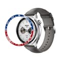 Miniatyrbild 3 av 4: INF Stilren ram för Xiaomi Watch S3/S4 Röd+blå