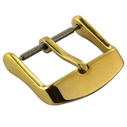 Guldfärgat spänne till klockarmband