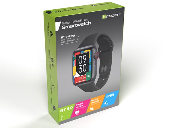 Smartwatch TW7-BK FUN czarny