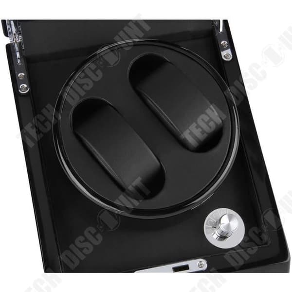 TD® Automatic Watch Winder/Gift Herr Luxury Watch Zero Rotation Magnetization Silent 2+0 Watch/Dubbelt fack
