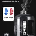 Miniatyrbild 8 av 11: Sportig Vattenflaska 1.8L med Sugrör - Din Perfekta Partner för Fitness och Friluftsliv!