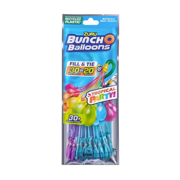 Bunch O Balloons Tropical Party 1-pakkaus vesipalloja