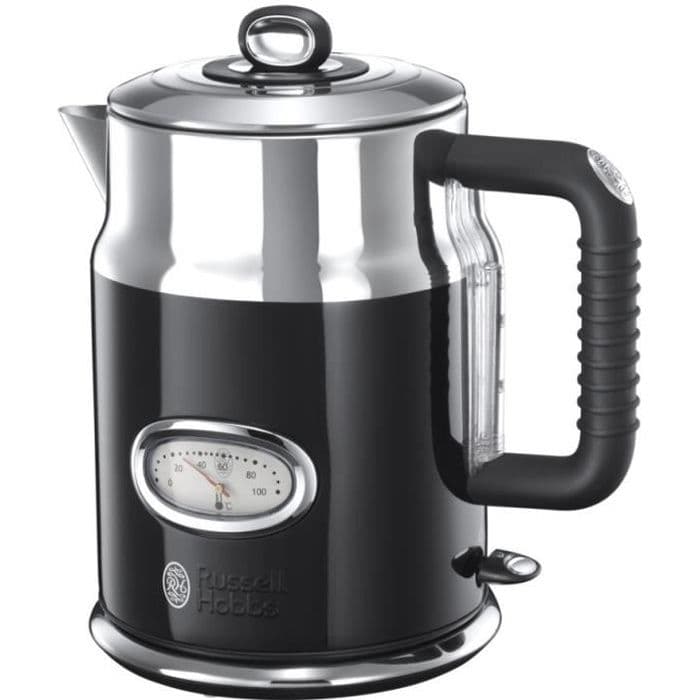 RUSSELL HOBBS 21670-70 - Retro vattenkokare - 1,7 L - 2400 W - Svart