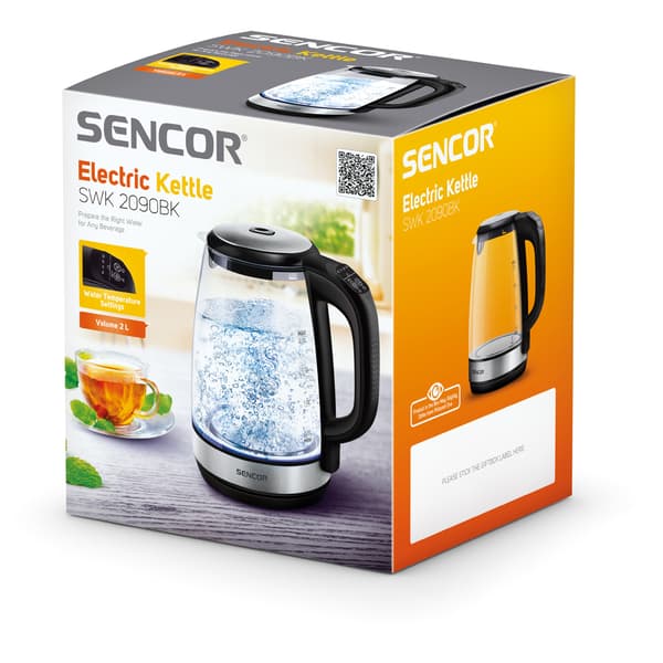 SENCOR Kedel 2 liter med temperaturregulering