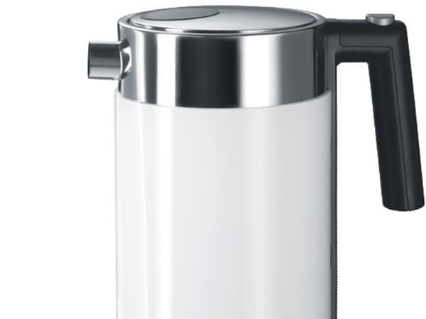 Graef WK 61 - Vattenkokare - 1.5 liter - 2.2 kW - rostfritt stål/akrylvit