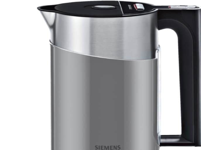 Siemens TW86105P vattenkokare 1,5 l 2400 W Svart, Grå
