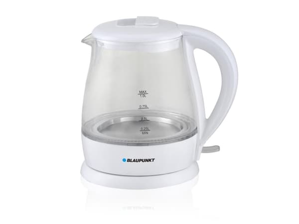 Blaupunkt EKG301, 1 L, 1630 W, Valkoinen, Lasi, Veden tason ilmaisin