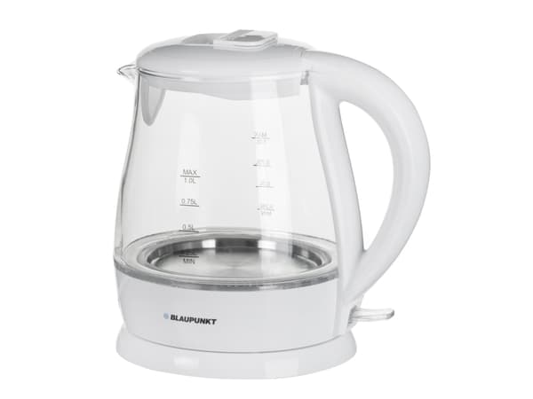 Blaupunkt EKG301, 1 L, 1630 W, Valkoinen, Lasi, Veden tason ilmaisin
