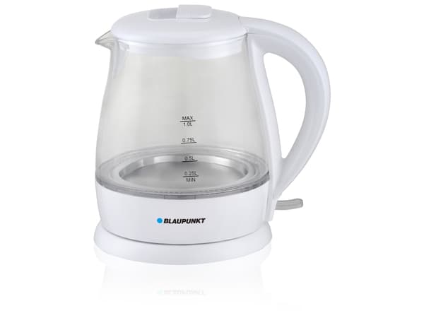 Blaupunkt EKG301, 1 L, 1630 W, Valkoinen, Lasi, Veden tason ilmaisin