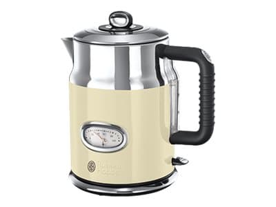 Russell Hobbs Retro 21672-70 - Vattenkokare - 1.7 liter - 2.4 kW - vintagekrämfärgad