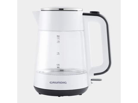 Grundig WK 5860 - Kjele - 1.7 liter - 2.4 kW - hvit/svart