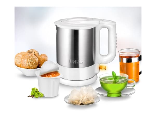 UNOLD BLITZKOCHER 18010 - Kjele - 1.5 liter - 2.2 kW - rustfritt stål / hvit