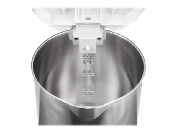 UNOLD BLITZKOCHER 18010 - Kjele - 1.5 liter - 2.2 kW - rustfritt stål / hvit