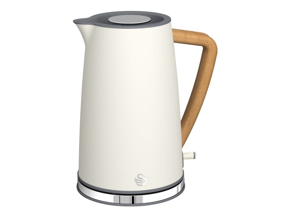 Swan Nordic SK14610WHTN - Vattenkokare - 1,7 liter - 3 kW - bomullsvit
