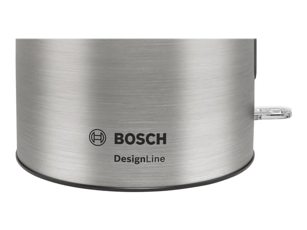 Bosch DesignLine TWK5P480 - Kjele - 1.7 liter - 2.4 kW - rustfritt stål / svart