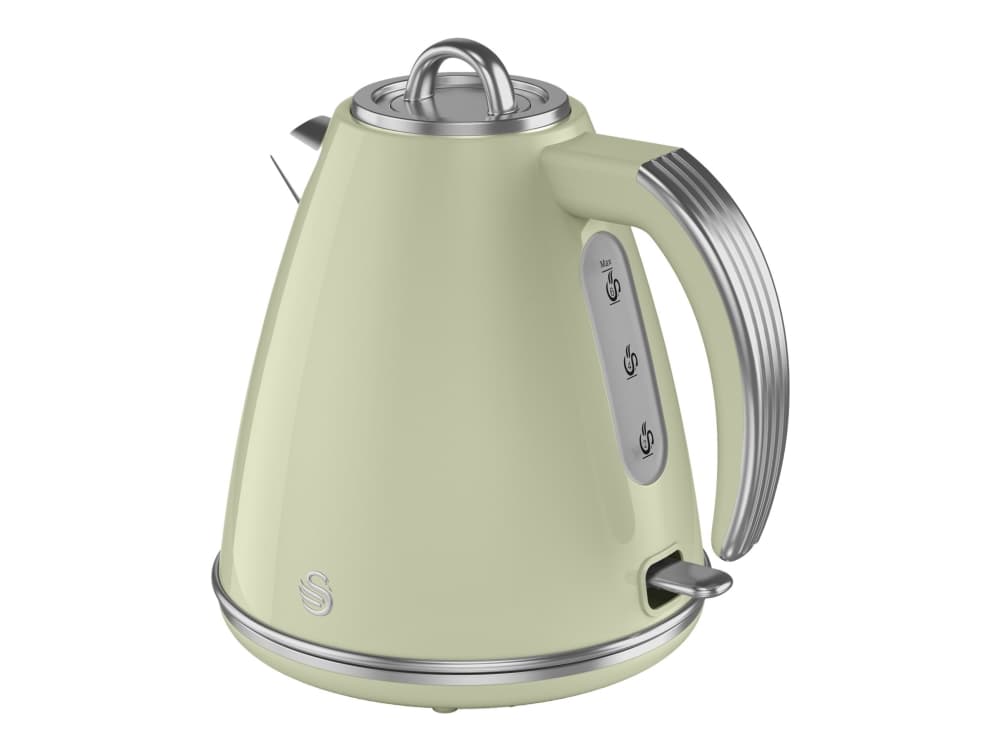 Swan Retro SK19020GN - Vattenkokare - 1.5 liter - 3 kW - grön