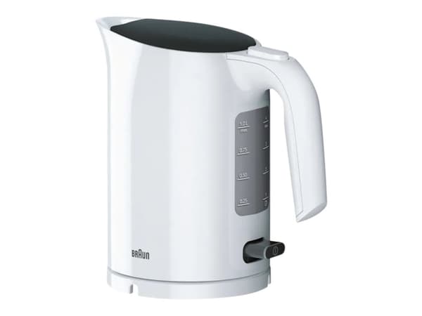 Braun 0X21010012 vedenkeitin 1 L 2200 W Valkoinen