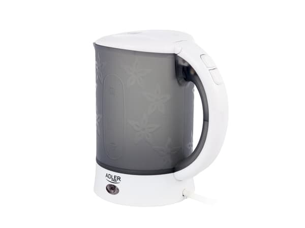 Adler AD 1268, 0,6 l, 600 W, Grå, Plast, Vattennivå indikator