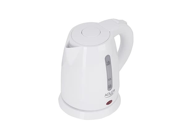 Adler AD 1272, 1 l, 1600 W, Hasselnøtt, Hvit, Plast, Vannivåindikator