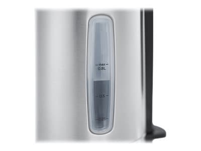 Russell Hobbs Compact Home 24190-70 - Vattenkokare - 0.8 liter - 2.2 kW - borstat stål/svart