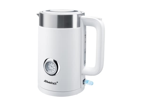 Steba WK 10 BIANCO, 1,7 l, 2200 W, Rustfritt stål, Hvit, Plastikk, Rustfritt stål, Vannivåindikator, Overopphetningsbeskyttelse