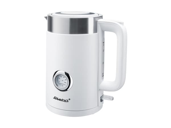Steba WK 10 BIANCO, 1,7 l, 2200 W, Rustfritt stål, Hvit, Plastikk, Rustfritt stål, Vannivåindikator, Overopphetningsbeskyttelse