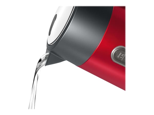 Bosch DesignLine TWK4P434 - Kjele - 1.7 liter - 2.4 kW - rød