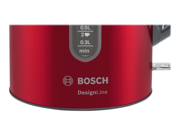 Bosch DesignLine TWK4P434 - Kjele - 1.7 liter - 2.4 kW - rød