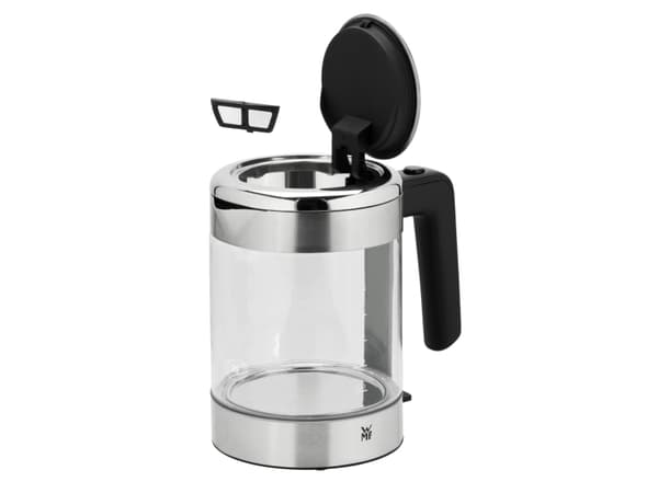 WMF KITCHENminis 0413190011, 1 l, 1900 W, Rostfritt stål, Glas, Vattennivå indikator, Överhettningsskydd