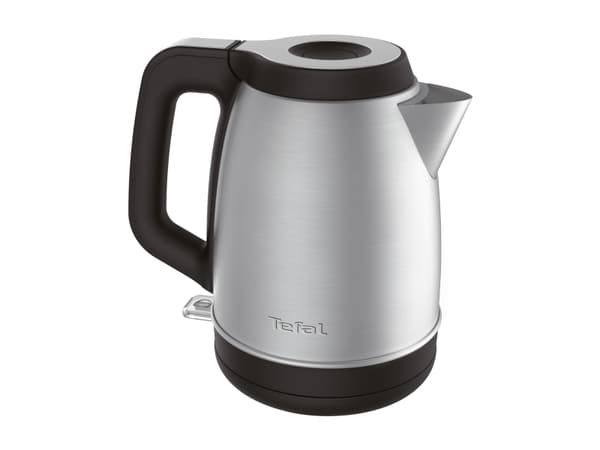 Tefal KI280D, 1,7 L, 2400 W, Musta, Ruostumaton teräs, Ruostumaton teräs, Veden tason ilmaisin, Johdoton
