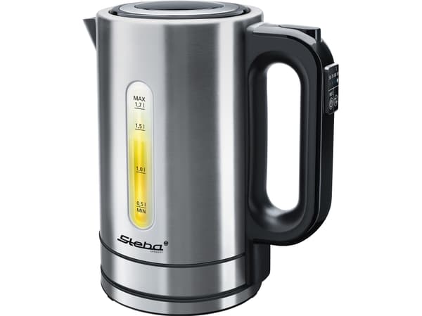 Steba WK 21 INOX, 1,7 l, 2200 W, Rustfritt stål, Plastikk, Rustfritt stål, Justerbar termostat, Vannivåindikator