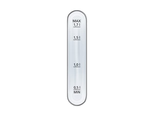 Steba WK 20 INOX, 1,7 L, 2200 W, Musta, Ruostumaton teräs, Muovi, Ruostumaton teräs