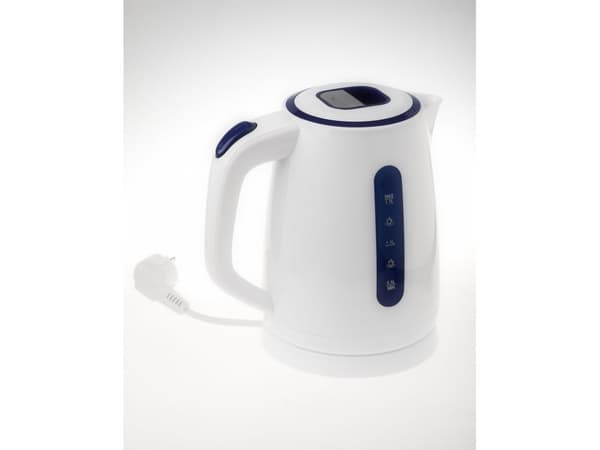 Adler AD 1234, 1,7 L, 2200 W, Sininen, Valkoinen, Veden tason ilmaisin, Suodatus