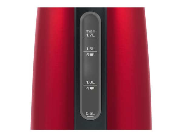 Bosch TWK3P424 vannkoker 1,7 l 2400 W Grå, Rød
